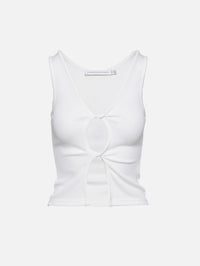 Open Twist Tank,CHRISTOPHER ESBER,WHITE,Image 1