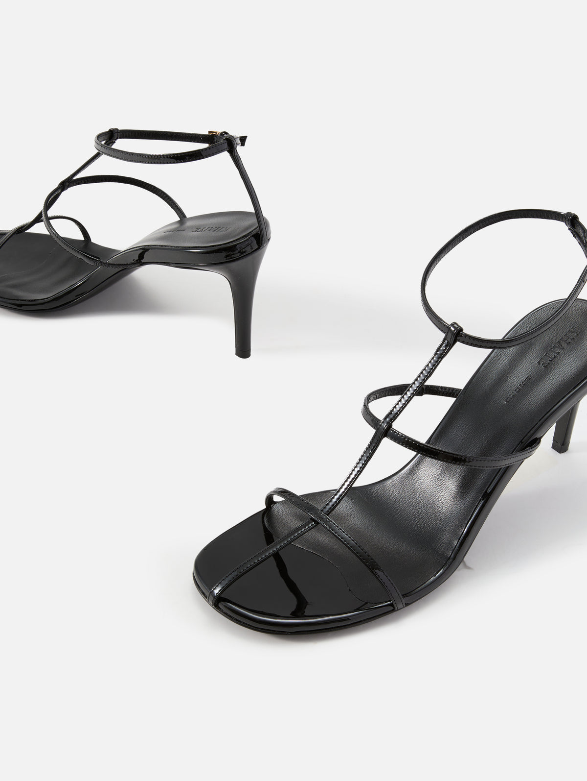 Cage Sandal 75mm,KHAITE,BLACK,Image 2