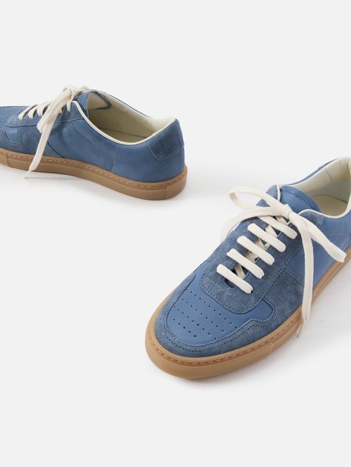 Bball Duo Slim Sneaker,COMMON PROJECTS,BLUE,Image 1