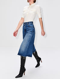 Denim Pant,CHLOÉ,DARK NIGHT BLUE,Image 3