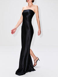 Amina Dress,ÉTERNE,BLACK,Image 3