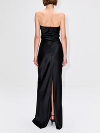 Amina Dress,ÉTERNE,BLACK,Image 4