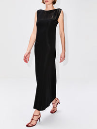 Ruslan Dress,KHAITE,BLACK,Image 3