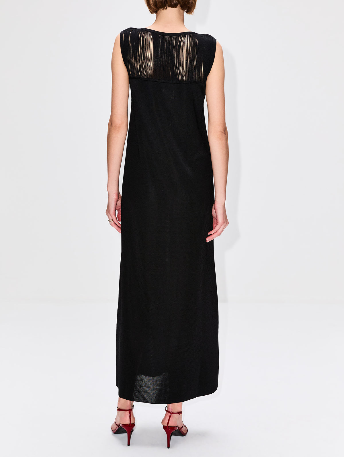 Ruslan Dress,KHAITE,BLACK,Image 4