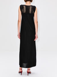 Ruslan Dress,KHAITE,BLACK,Image 4