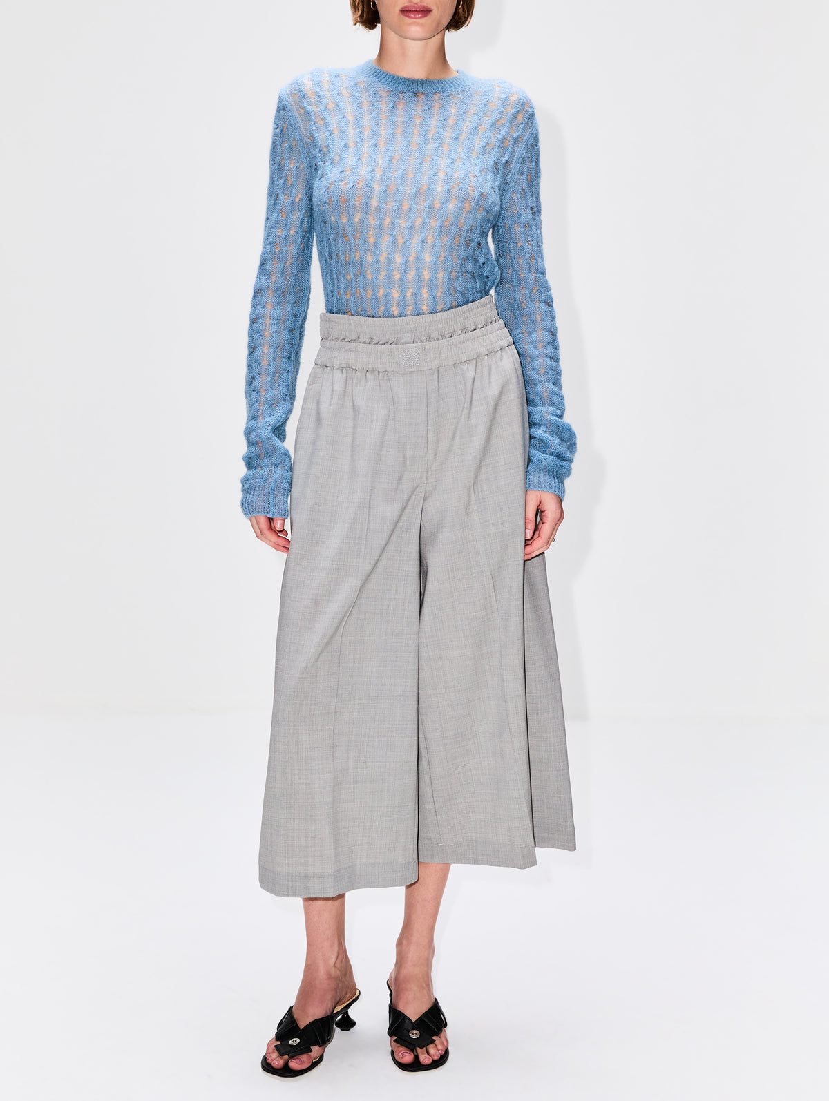Sweater,LOEWE,LIGHT BLUE,Image 2