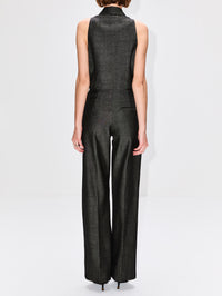 Facile Tailored Twill Bodysuit,CHRISTOPHER ESBER,SPECKLED BLACK,Image 4