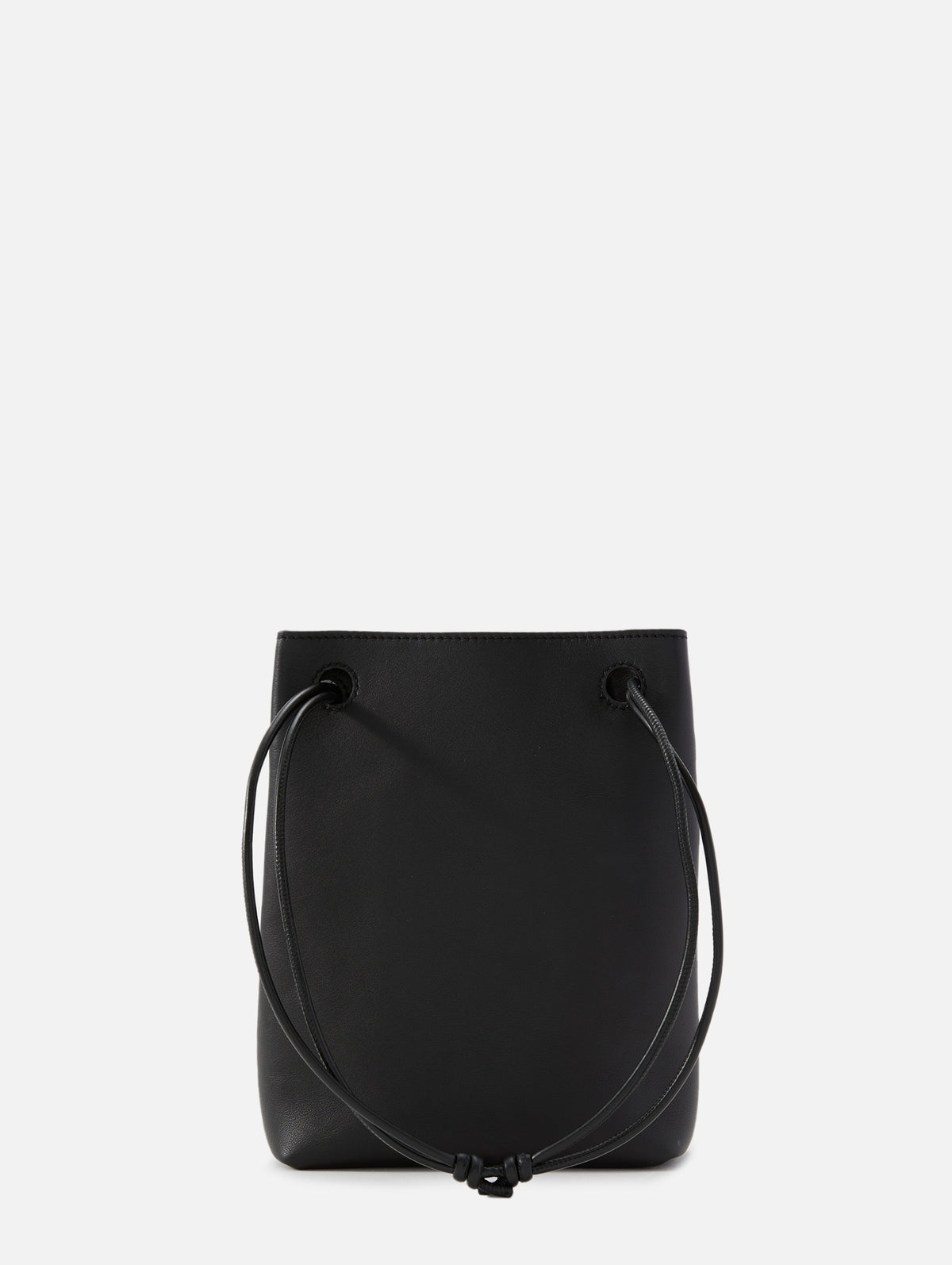 Soft Pebble Pouch,LOEWE,BLACK,Image 3