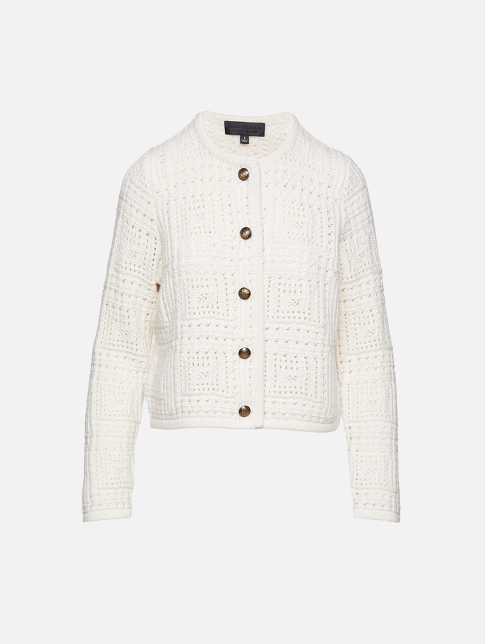 Harry Sweater Jacket,NILI LOTAN,IVORY,Image 1