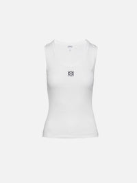 Anagram Tank Top,LOEWE,WHITE,Image 4