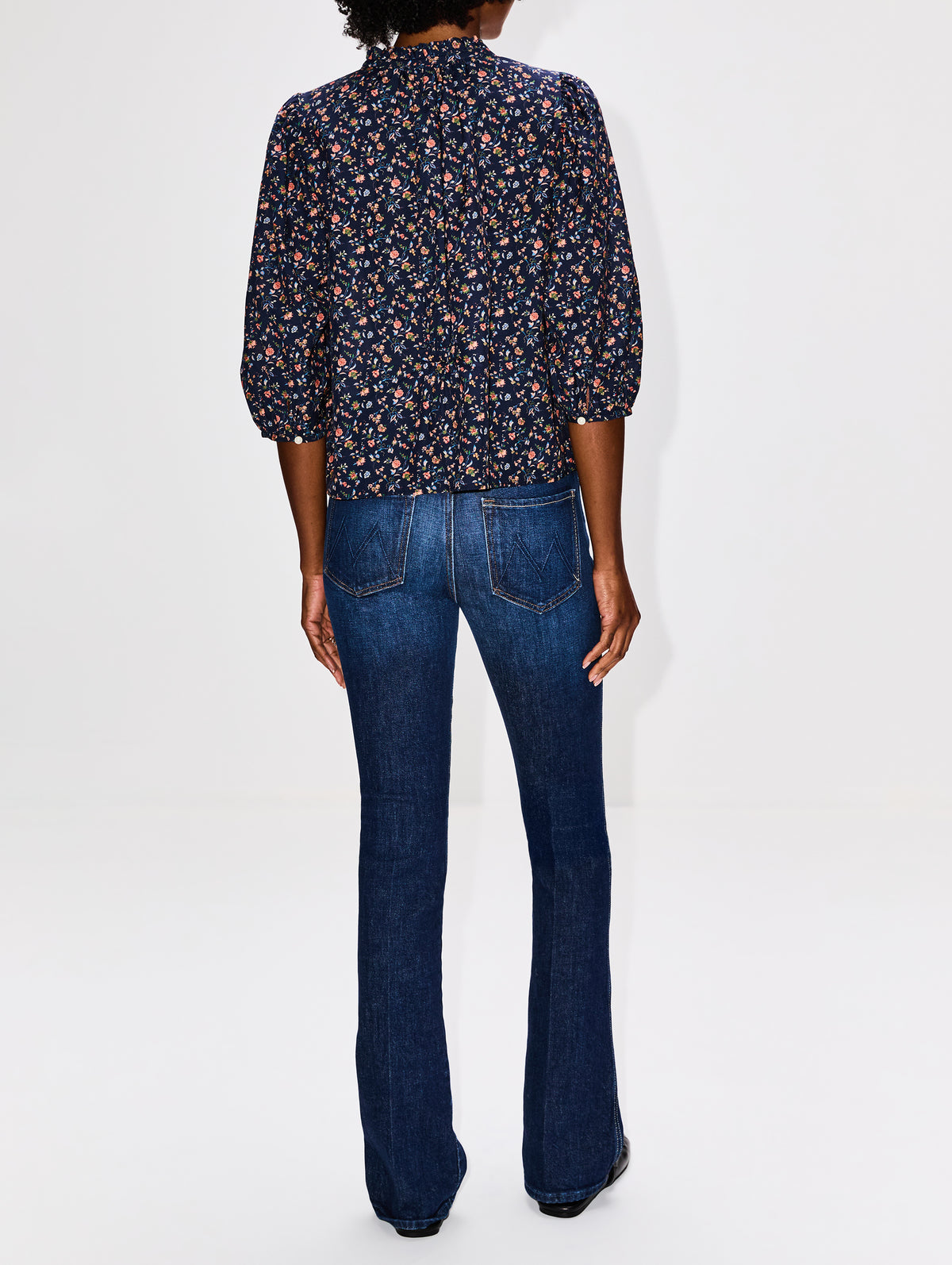 Smokin Double Heel Jean,MOTHER,CLOTHING OPTIONAL,Image 3