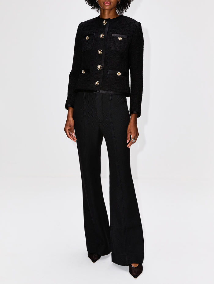 Button Up Jacket,DOLCE & GABBANA,BLACK,Image 1