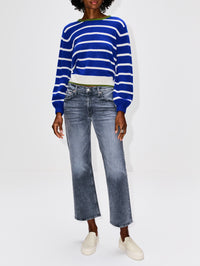 Ryann Sweater,BIRDS OF PARADIS BY TROVATA,BLUE STRIPE,Image 2