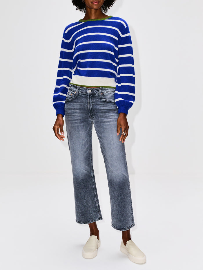Ryann Sweater,BIRDS OF PARADIS BY TROVATA,BLUE STRIPE,Image 1