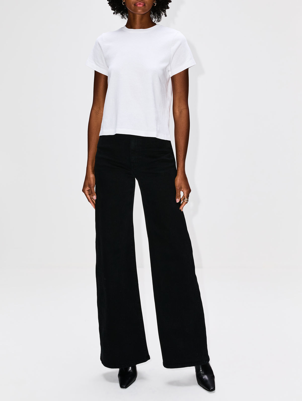 Emmy Lou Tee Shirt,KHAITE,WHITE,Image 2