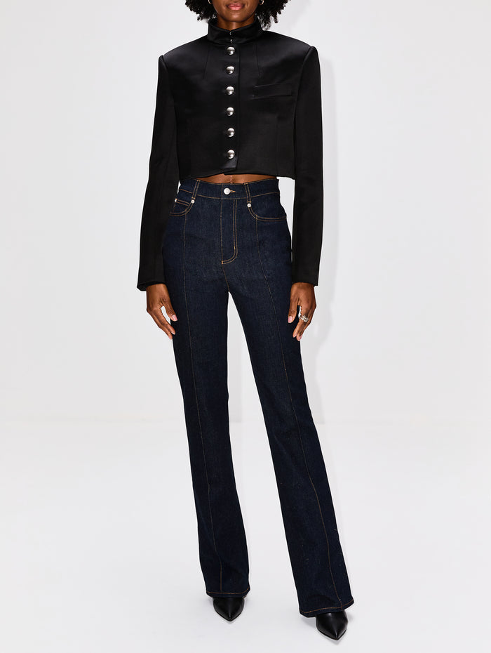 Samuelson Jacket,KHAITE,BLACK,Image 1