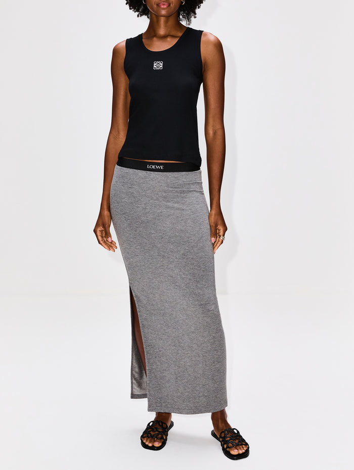 Anagram Tank Top,LOEWE,BLACK,Image 1