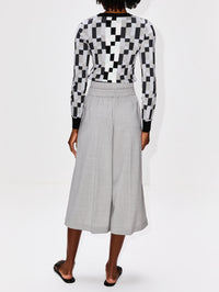 Anagram Sweater,LOEWE,GREY/LIGHT GREY,Image 3