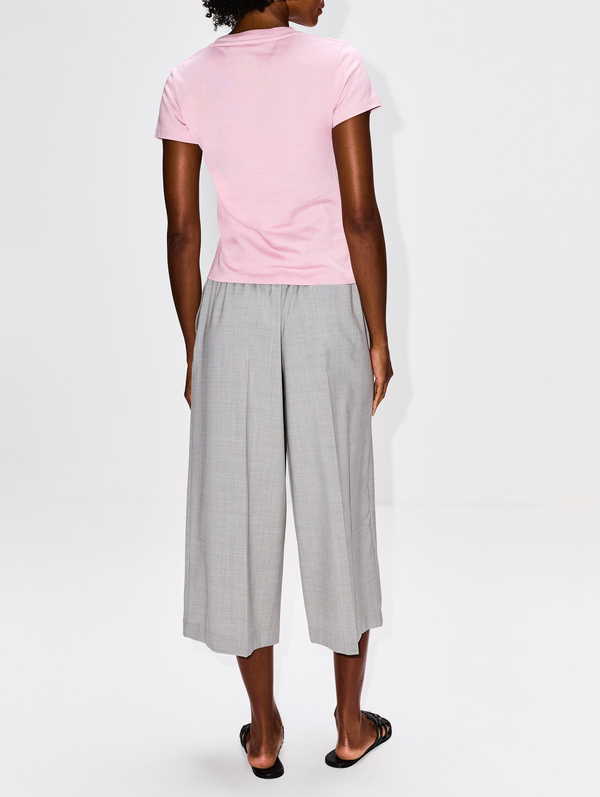 Small Fit T-Shirt,LOEWE,PINK,Image 3