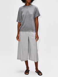 Draped T-Shirt,LOEWE,ANTHRACITE,Image 2