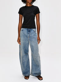Small Fit T-Shirt,LOEWE,BLACK,Image 2