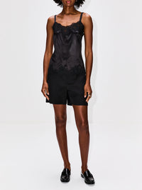 Lace Tank Top,DOLCE & GABBANA,BLACK,Image 2
