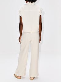 Caleb Button Down Top,SABLYN,GARDENIA,Image 3