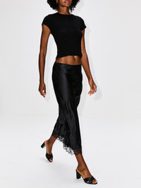 Miranda Bias Cut Skirt,SABLYN,BLACK,Image 3