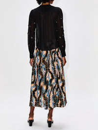 Rowan Skirt,ULLA JOHNSON,RIVER,Image 4
