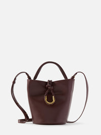 Mini Liberta Bucket Bag,BOTTEGA VENETA,MADDER BROWN,Image 1