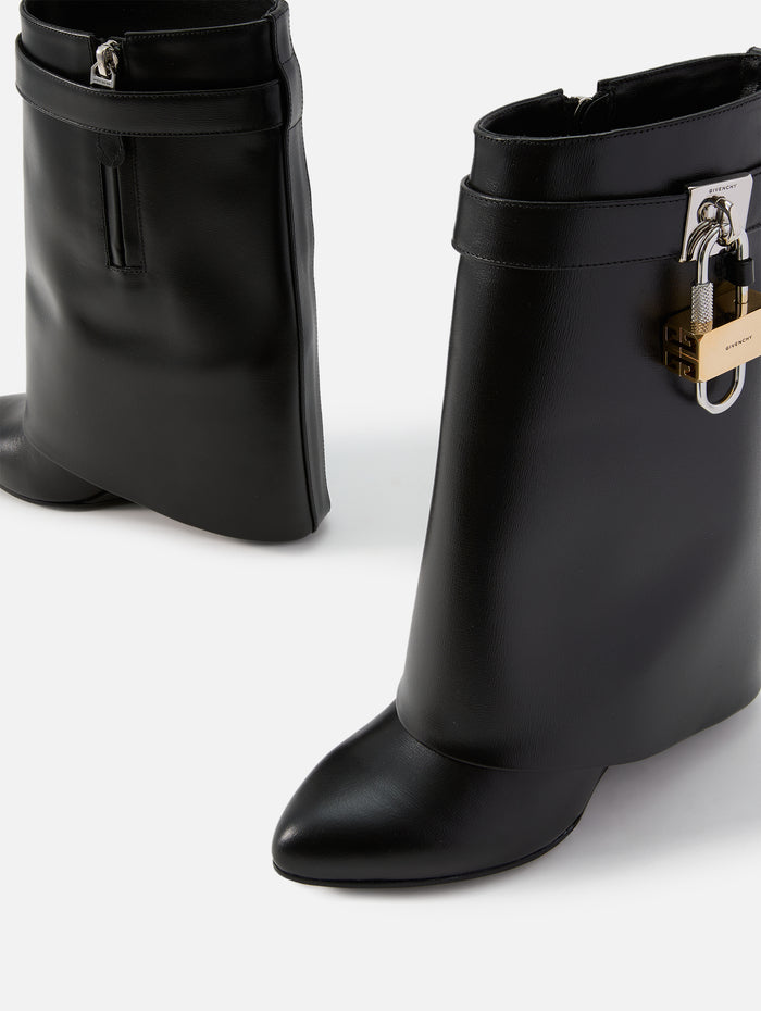 Shark Lock Ankle Boot 90mm,GIVENCHY,BLACK,Image 1
