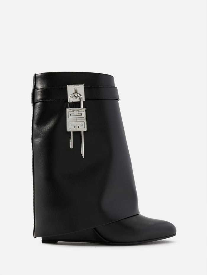 Shark Lock Ankle Boot 90mm,GIVENCHY,BLACK,Image 1