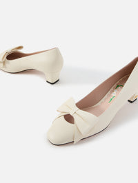 Bowow Pump 45mm,VALENTINO GARAVANI,IVORY,Image 2