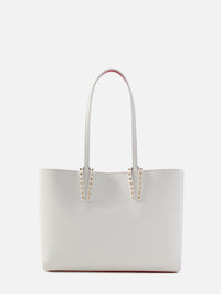Cabata Soft Small Tote,CHRISTIAN LOUBOUTIN,WHITE,Image 1