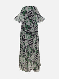 Off The Shoulder Floral Dress,LOEWE,MULTI,Image 1