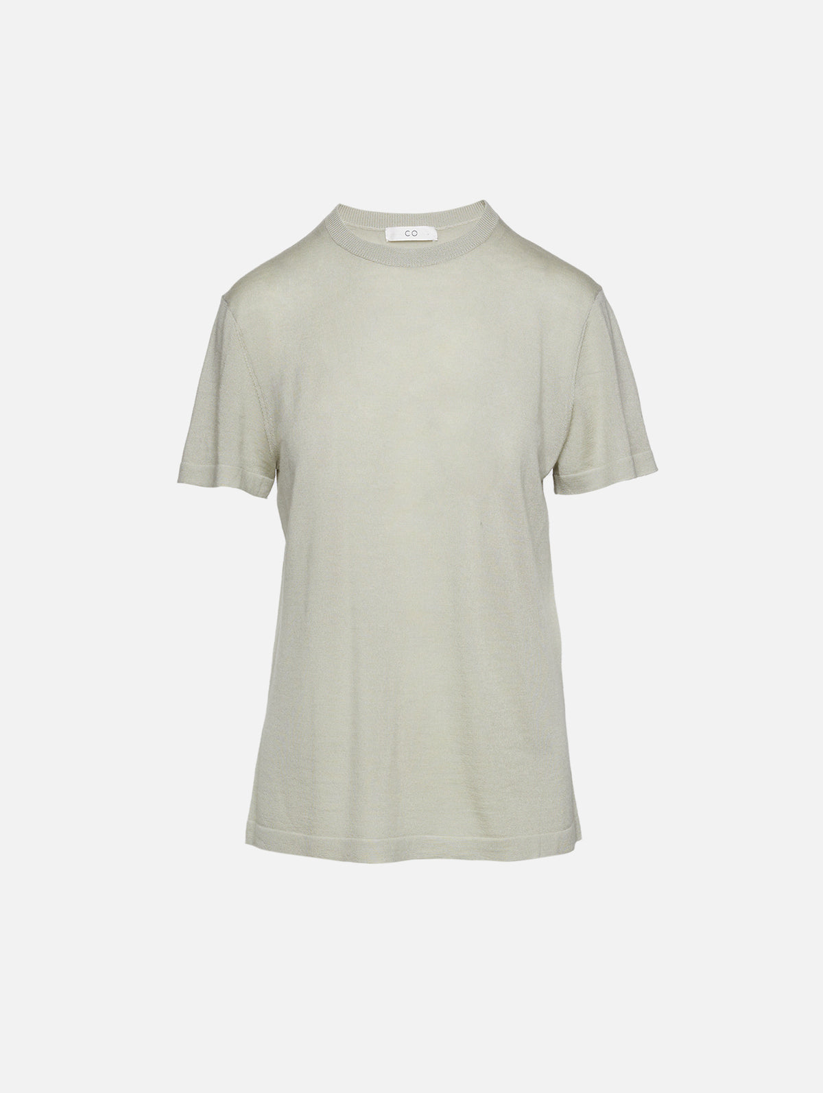 Cashmere Tee,CO,ALFALFA,Image 1