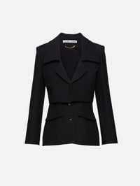 Cece Blazer,AMIR TAGHI,BLACK,Image 1