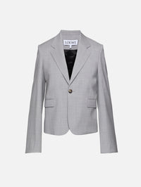 Blazer,LOEWE,LIGHT GREY,Image 1