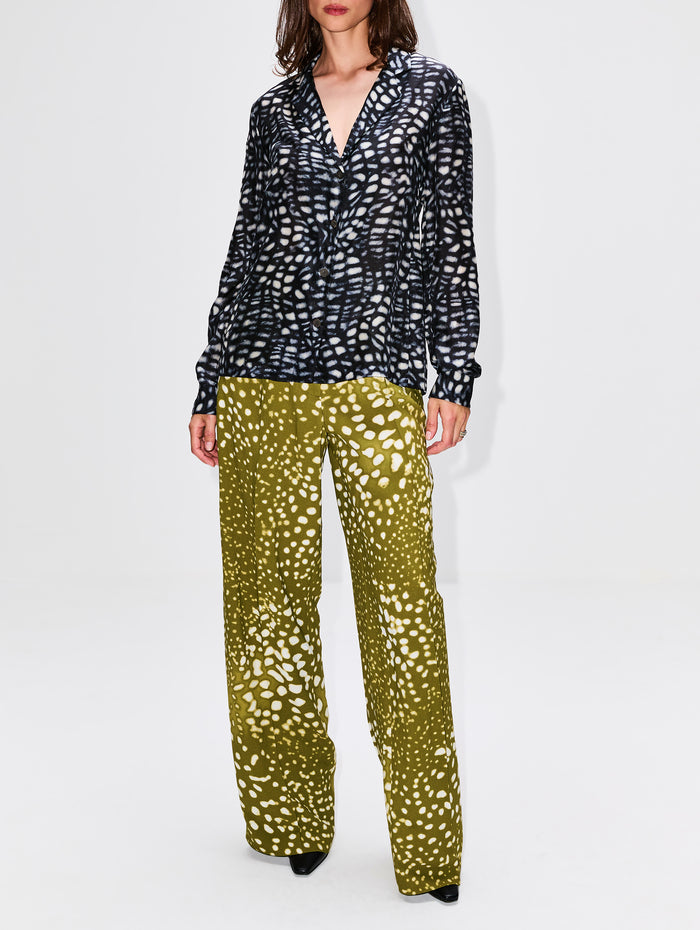 Colla Blouse,DRIES VAN NOTEN,BLACK,Image 1