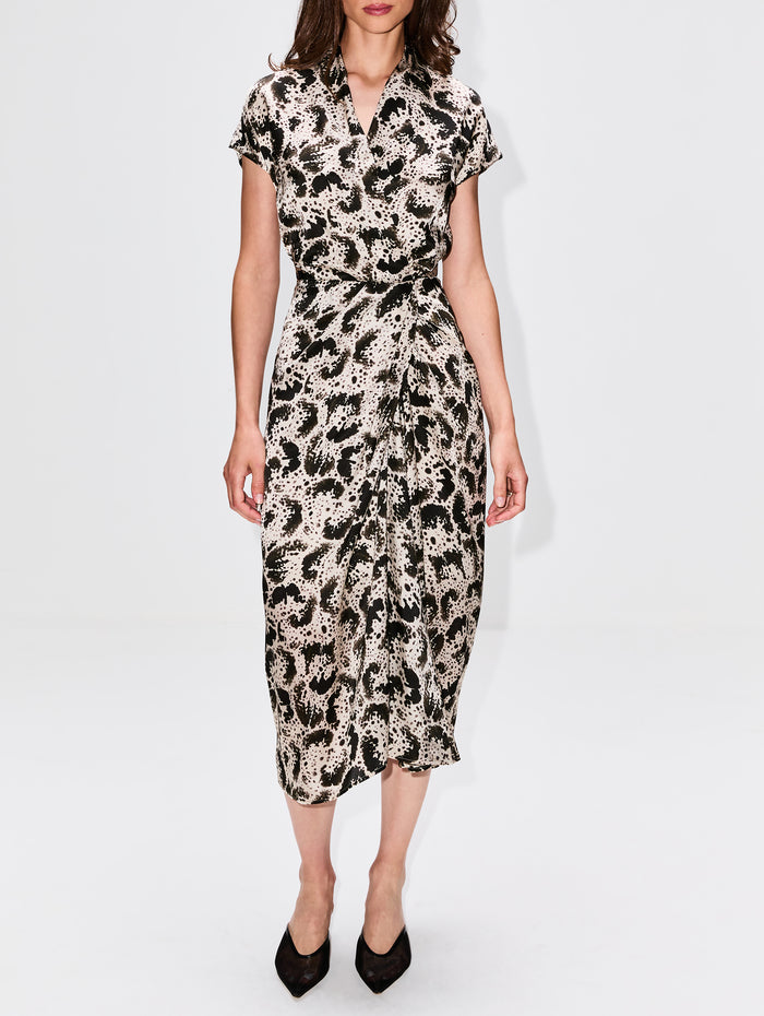 Dilian Dress,DRIES VAN NOTEN,BLACK,Image 1