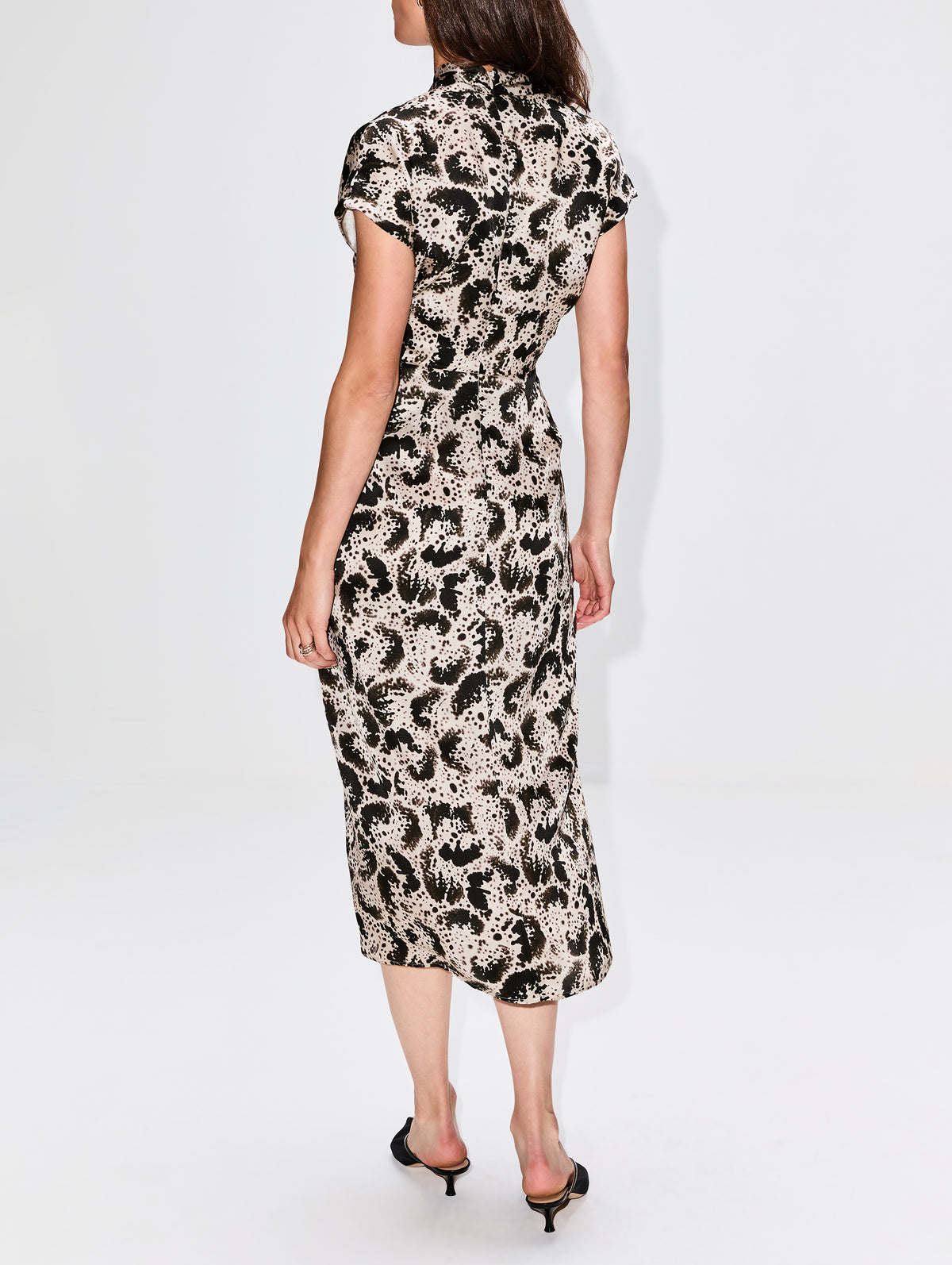 Dilian Dress,DRIES VAN NOTEN,BLACK,Image 4