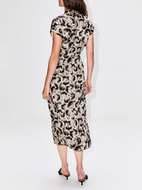 Dilian Dress,DRIES VAN NOTEN,BLACK,Image 4