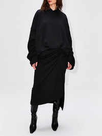 Hannett Sweatshirt,DRIES VAN NOTEN,BLACK,Image 2