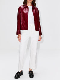 Cropped Flare Jean,GUCCI,WHITE,Image 2