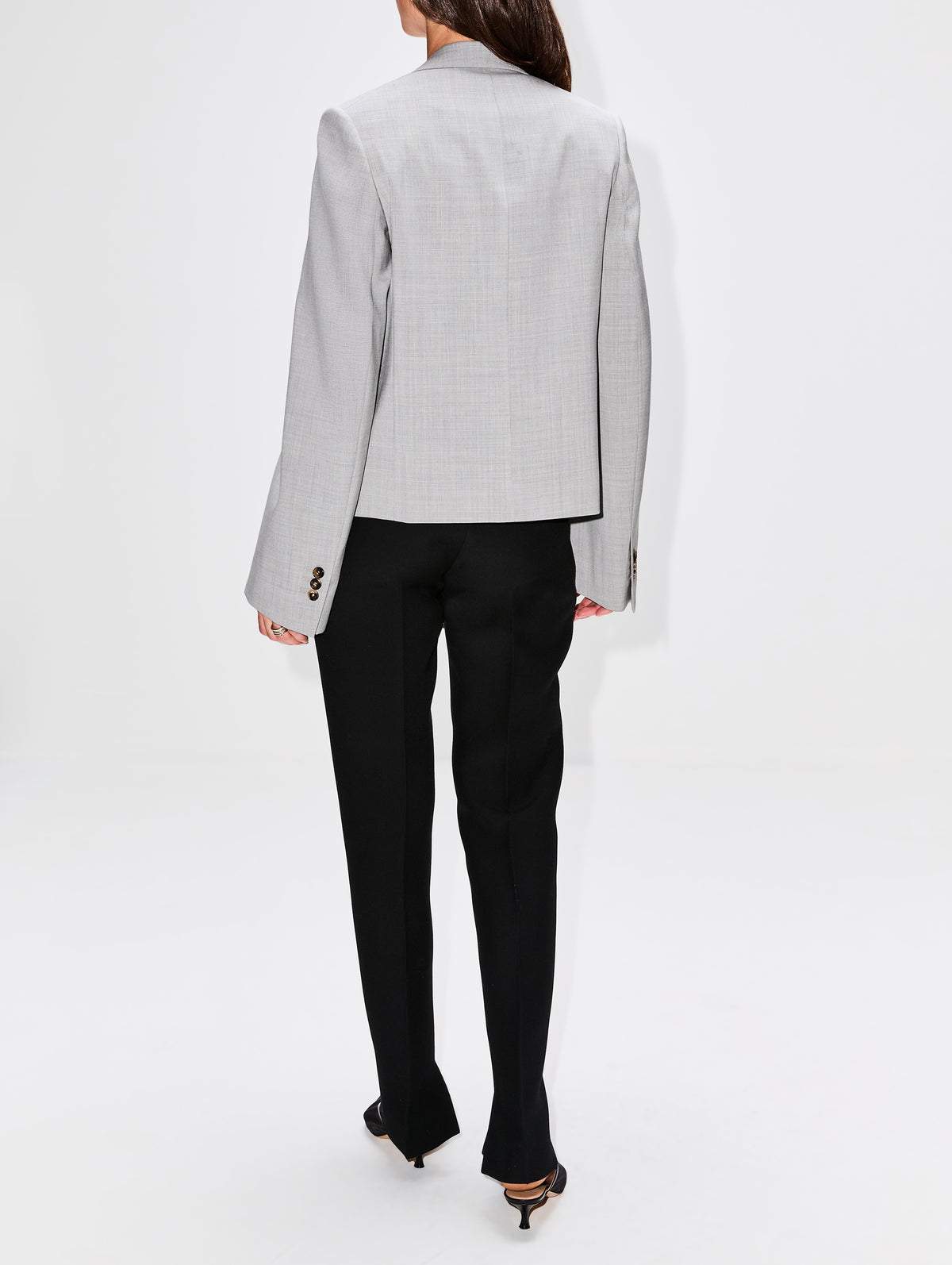 Blazer,LOEWE,LIGHT GREY,Image 3