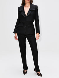 Cece Blazer,AMIR TAGHI,BLACK,Image 4