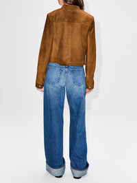 Suede Jacket,MIU MIU,OLIVIA,Image 3