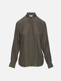 Chowy Blouse,DRIES VAN NOTEN,KHAKI,Image 1