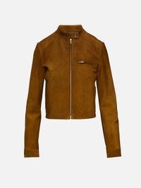Suede Jacket,MIU MIU,OLIVIA,Image 1