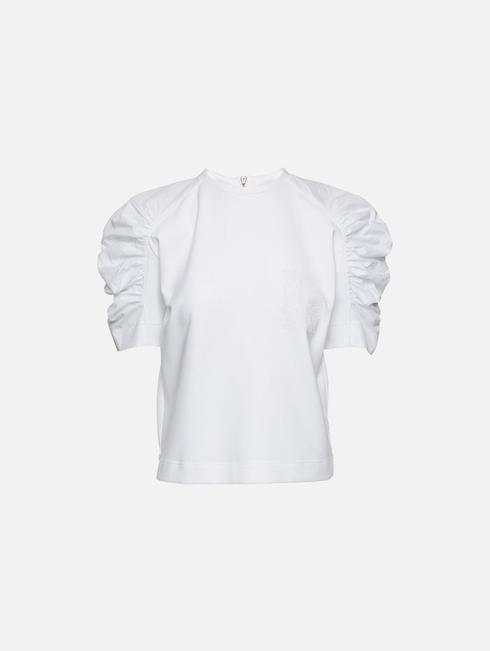 Mantide Top,MAX MARA,WHITE,Image 1